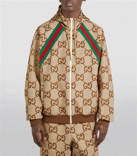 chamarras gucci|gucci hooded jacket men.